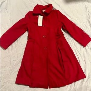 Gymboree Red Wool Coat Size 5-6